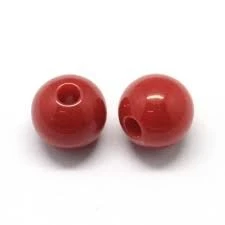 Arca Parels/beads 4mm Fluo Rood