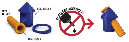 Colmic Strippa M Blue-orange /6.5mmx2.7mm 4 Colmic Strippa M Blue-orange /6.5mmx2.7mm - Afbeelding 2