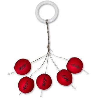 Magic Trout Round EVA Pilots 10 Mm - Red / Pluimpje 3 Magic Trout Round EVA Pilots 10 Mm - Red / Pluimpje