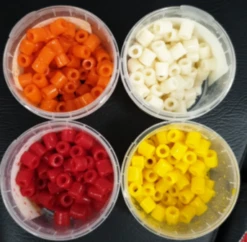 Italiaantjes / Sweet Paste Rings - Rood