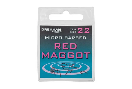 Drennan Red Maggot Micro Barbed 3 Drennan Red Maggot Micro Barbed